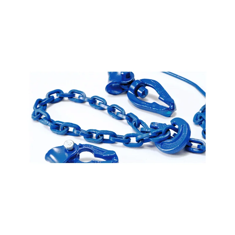 Zamek ślizgowy dwustronny obrotowy z ogniwem 8mm,  klasa 100, (60kN)  