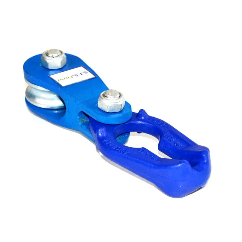 Rolka linowa z zamkiem ślizgowym dwustronnym klasa 100 (60kN)      