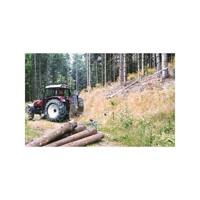 Końcówka linowa z zamkiem ślizgowym obrotowym 8mm  klasa 100  