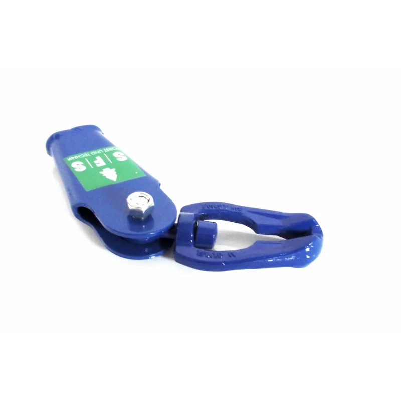 Końcówka linowa z zamkiem ślizgowym obrotowym dwustronnym 8mm  klasa 100