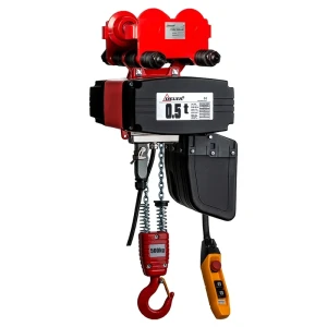 DELTA Elektryczny wciągnik łańcuchowy DMH z wózkiem jezdnym 230V, 500 kg 2 łańcuchy Linia PREMIUM