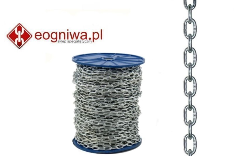 Łańcuch gospodarczy krótkoogniwowy DIN 5685 A; 2mm