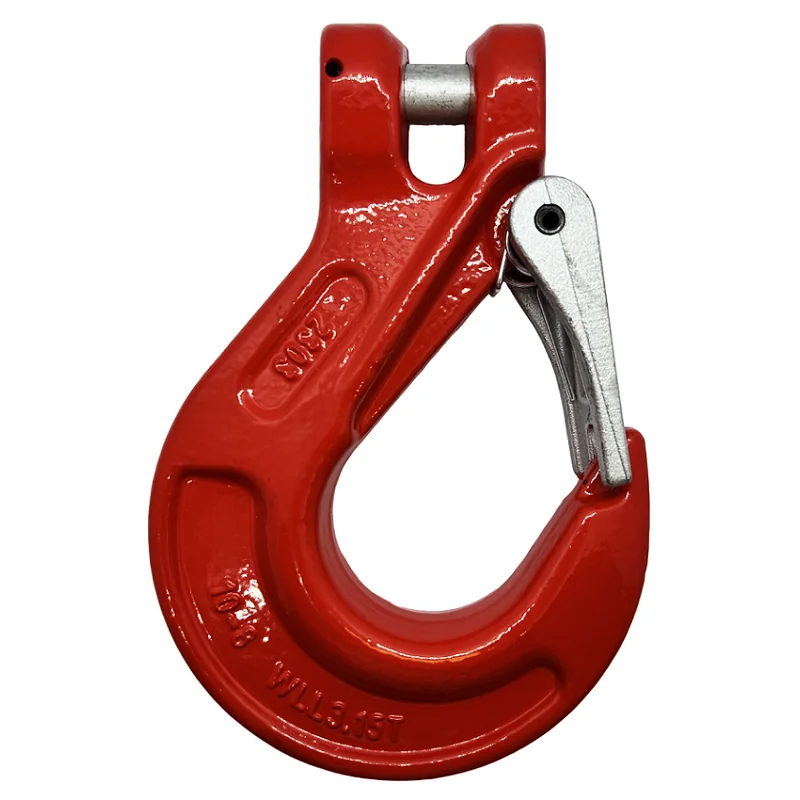 Hak z zabezpieczeniem widełkowy 6mm klasa 8